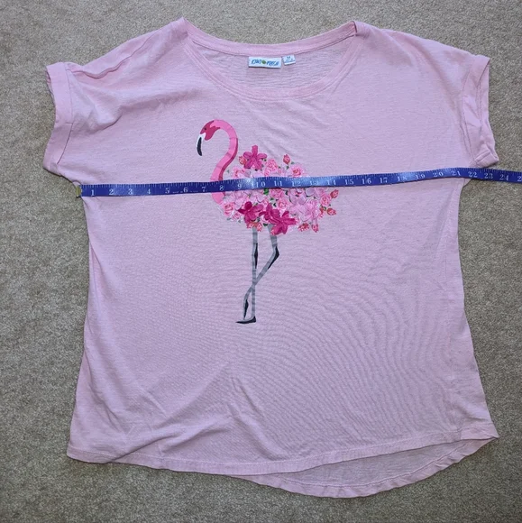 Pink Flamingo T-shirt - Picture 9 of 9